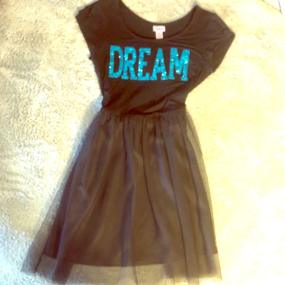Justice Black Dream “Ballet Like Dress” w Tulle